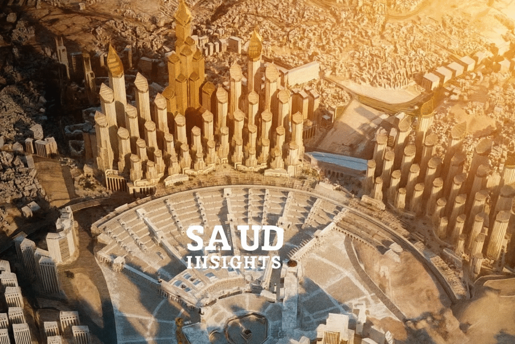 King Salman Gate representing Saudi Vision 2030 and modern Saudi heritage